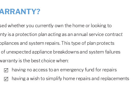 home warranty story